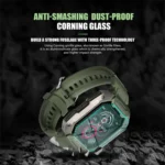 C20Plus 1.81-inch Health Monitoring Waterproof Bluetooth Call Smart Watch - Image 5