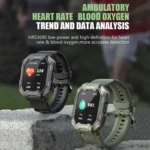 C20Plus 1.81-inch Health Monitoring Waterproof Bluetooth Call Smart Watch - Image 7