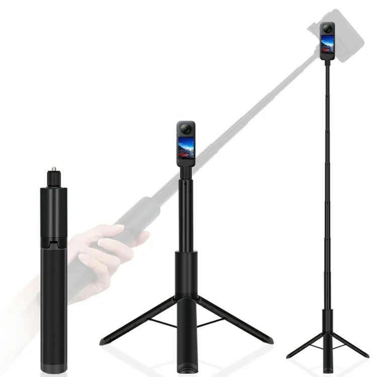 TBD06047541_B1.webp 1.22m For Insta360 One X Retractable Integrated Camera Panoramic Invisible Selfie Stick Tripod - Image 2