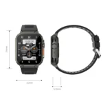 A70 1.96 Inch Health Monitoring Multifunctional IP68 Waterproof Bluetooth Call Smart Watch - Image 3