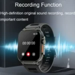 A70 1.96 Inch Health Monitoring Multifunctional IP68 Waterproof Bluetooth Call Smart Watch - Image 7