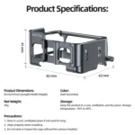 For Insta 360 Ace / Ace Pro TELESIN S6-FMS-02 Vertical Shot Quick Release Metal Rabbit Cage Body Protection Accessories - Image 3