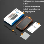 For IPhone 15 Pro Max TELESIN P4-WTP-02 IP68 Waterproof Case Dustproof Diving Magsafe Magnetic Protective Case - Image 11