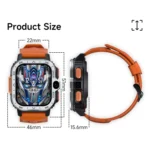 LOKMAT APPLLP 4 MAX 2.02-inch Android 8.1 Full Network Wifi Card Bluetooth Smart Watch - Image 3