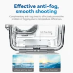 For DJI Osmo Action 3 / 4 TELESIN OA-WTP-003 45m Waterproof Shell Sealed Diving Case - Image 3