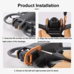 For DJI Avata 2 CQT Aluminum Alloy Drone Gimbal Lens Anti-collision Bumper - Image 11