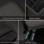 TELESIN GP-PRC-213 Sports Camera Universal Medium Storage Bag Carrying Case - Image 9