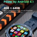 LOKMAT APPLLP6 PRO 1.54-inch 4G+64G Android 8.1 Dual-camera Independent Card Smart Watch - Image 3