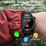 LOKMAT ZEUS6 PRO 1.46-Inch IP68 Waterproof SOS Flashlight Bluetooth Smart Watch - Image 5