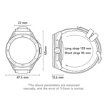 LOKMAT COMET2 PRO 1.46-Inch 5ATM Waterproof Bluetooth Call Smart Watch - Image 3