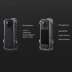 For Insta360 X4 PGYTECH P-55A-010 Metal Rabbit Cage Aluminum Expanding Protective Bezel With Lens Case - Image 3