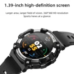 LOKMAT ATTACK 2 PRO 1.39-Inch 5ATM Waterproof Health Monitoring Bluetooth Smart Watch - Image 4