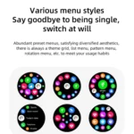 LOKMAT ATTACK 2 PRO 1.39-Inch 5ATM Waterproof Health Monitoring Bluetooth Smart Watch - Image 6