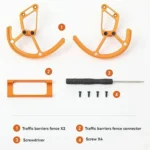 For DJI Avata 2 RCSTQ Anti-collision Protective Bar Flight Fuselage Lens Protective Ring - Image 11