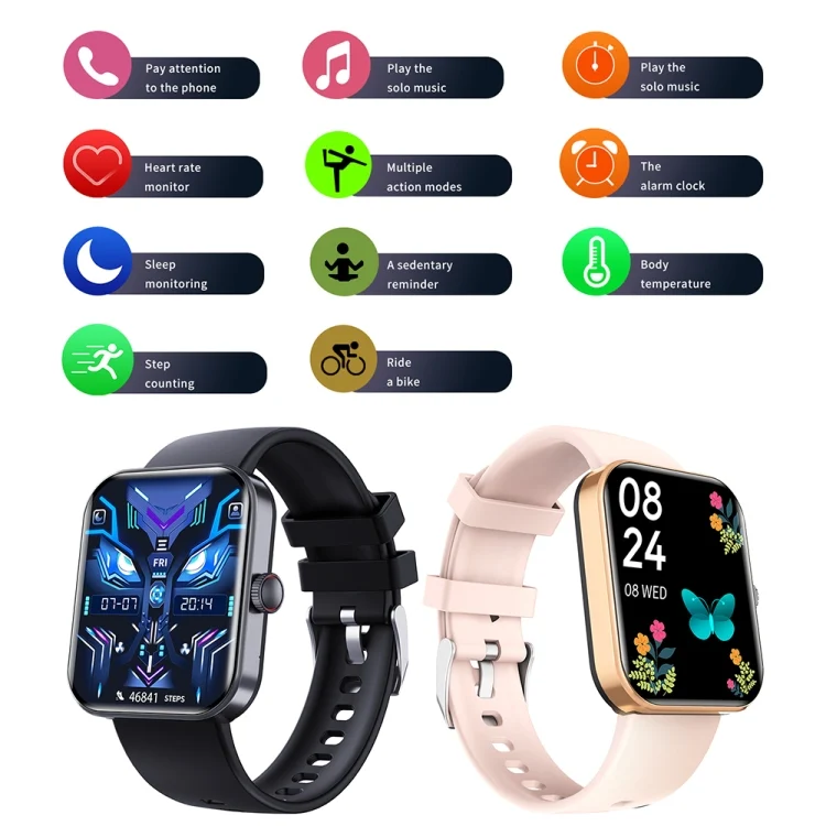 TBD06050262_B2.webp F16 2.0-inch IP67 Waterproof Health Monitoring Bluetooth Call Smart Watch - Image 3