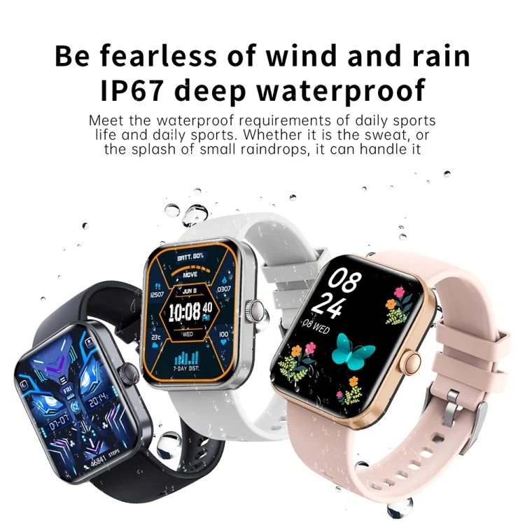 TBD06050262_B8.webp F16 2.0-inch IP67 Waterproof Health Monitoring Bluetooth Call Smart Watch - Image 9