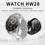 HW28 1.39-inch IP67 Waterproof Health Monitoring Bluetooth Call Smart Watch with NFC Payment - Image 2