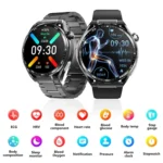 F200 Smart Health Watch ECG Electrocardiogram Blood Sugar Monitoring 1.55 Inch Round Screen - Image 2
