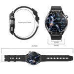 F200 Smart Health Watch ECG Electrocardiogram Blood Sugar Monitoring 1.55 Inch Round Screen - Image 12