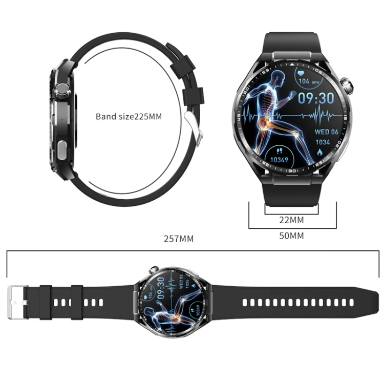 TBD06050328_B11.webp F200 Smart Health Watch ECG Electrocardiogram Blood Sugar Monitoring 1.55 Inch Round Screen - Image 12