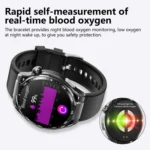 F200 Smart Health Watch ECG Electrocardiogram Blood Sugar Monitoring 1.55 Inch Round Screen - Image 7