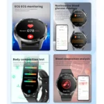 F400  1.55 Inch Screen Smart Watch Support ECG/ Blood Oxygen / Blood Sugar / 150+ Sports Mode - Image 8