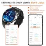 F400  1.55 Inch Screen Smart Watch Support ECG/ Blood Oxygen / Blood Sugar / 150+ Sports Mode - Image 10