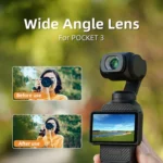 For DJI Osmo Pocket 3  Magnetic Wide-Angle Lens Extend FOV To 112 Degree - Image 2