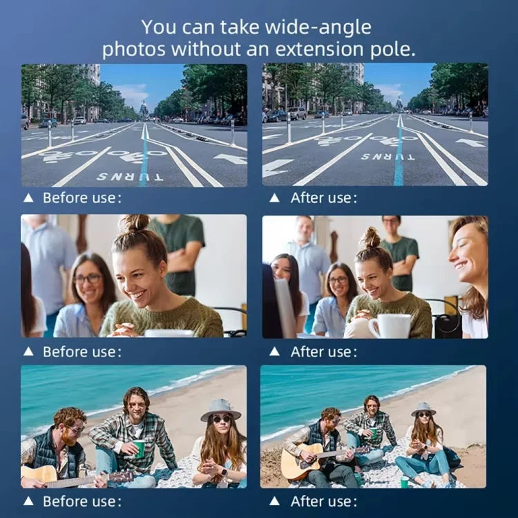 TBD06050721_3.webp For DJI Osmo Pocket 3  Magnetic Wide-Angle Lens Extend FOV To 112 Degree - Image 4