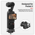 For DJI OSMO Pocket 3 Camera Charging Base Quick Release Mount Adapter With 1/4 Inch Hole - Image 5