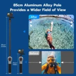 TELESIN 0.85m Underwater Selfie Stick Wireless Remote Control For GoPro HERO12 Black / HERO11 Black / HERO10 Black / HERO9 Black / HERO8 Black - Image 5