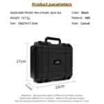 For DJI Mini 4 Pro Drone Suitcase Explosion-proof Box Compatible with RC 2 & RC-N2 - Image 8