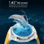 WS-37 1.43-Inch AMOLED IP67 Waterproof Health Monitoring Bluetooth Call Smart Watch - Image 8