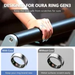 For Samsung Galaxy Ring / Oura Ring Silicone Solid Color Cover Scratch Resistant Case - Image 5