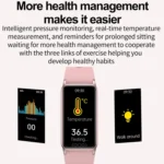 Uric Acid Blood Lipid Noninvasive Blood Sugar Heart Rate Oxygen Temperature Monitoring Smart Healthy Sports Bracelet - Image 12