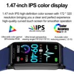 Uric Acid Blood Lipid Noninvasive Blood Sugar Heart Rate Oxygen Temperature Monitoring Smart Healthy Sports Bracelet - Image 3