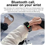 Smart Watch Ring ECG Temperature Heart Rate Blood Pressure Health Bluetooth Talking Watch - Image 16