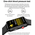 Smart Watch Ring ECG Temperature Heart Rate Blood Pressure Health Bluetooth Talking Watch - Image 4