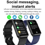 Smart Watch Ring ECG Temperature Heart Rate Blood Pressure Health Bluetooth Talking Watch - Image 5