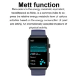 Smart Watch Ring ECG Temperature Heart Rate Blood Pressure Health Bluetooth Talking Watch - Image 7