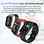 Smart Watch Ring ECG Temperature Heart Rate Blood Pressure Health Bluetooth Talking Watch - Image 10