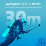 TELESIN 61cm Underwater Buoyancy Bar Retractable Selfie Stick Tripod For GoPro Insta360 DJI OSMO Action Camera - Image 5