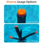 TELESIN 61cm Underwater Buoyancy Bar Retractable Selfie Stick Tripod For GoPro Insta360 DJI OSMO Action Camera - Image 7