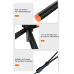 TELESIN 61cm Underwater Buoyancy Bar Retractable Selfie Stick Tripod For GoPro Insta360 DJI OSMO Action Camera - Image 9