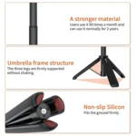 VRIG Action Camera Tripod Selfie Stick 17-51cm Adjustable Extension Pole for Insta360 / DJI Action / GoPro HERO - Image 4