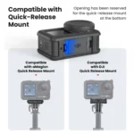 For DJI Osmo Action 5 Pro aMagisn Silicone Protective Case with Lanyard and Lens Cap - Image 7