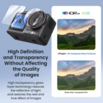 For DJI Osmo Action 5 Pro aMagisn 9H Hardness Tempered Glass Set - Image 4