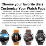 1.43 inch AMOLED Screen Smartwatch Heart Rate Blood Pressure Monitoring Bluetooth Talking Sports Watch - Image 2
