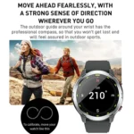 Outdoor GPS Sport Watch 1.32inch HD Round Screen Multi Sport Mode Smartwatch - Image 6