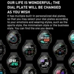 Outdoor GPS Sport Watch 1.32inch HD Round Screen Multi Sport Mode Smartwatch - Image 9